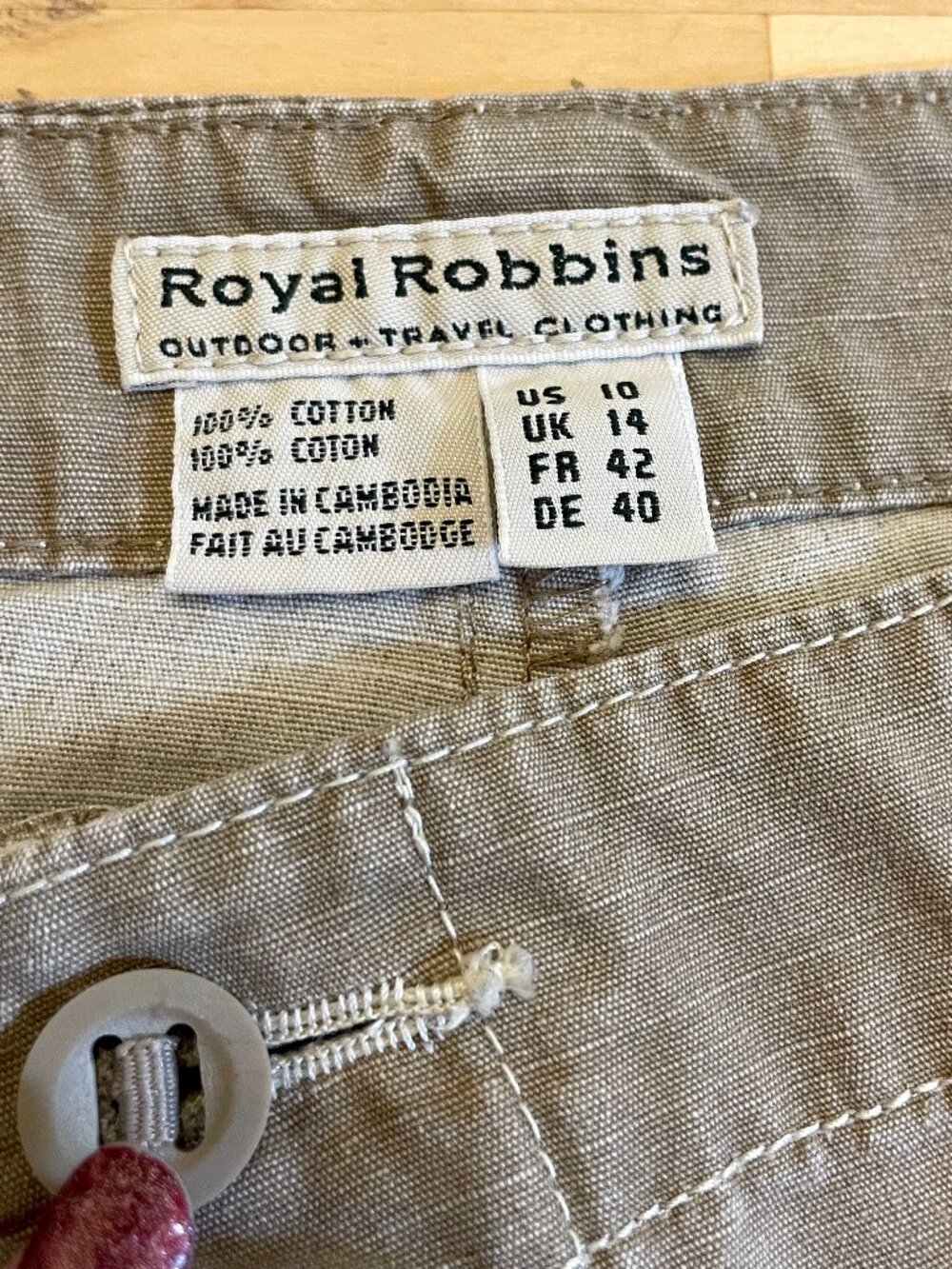 Royal Robbins Travel Adventure Pants Cotton 10 Gorpcore Granola Cargos